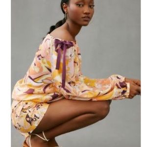 Anthropologie Maeve 2 pc shorts set small